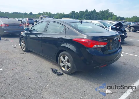 2012 Hyundai Elantra Gls from USA, damaged, VIN 5NPDH4AE7CH135639